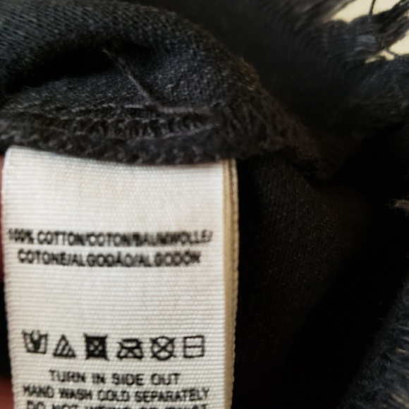 Free People with Bling Black Denim Mini Sk… - Picture 6 of 7